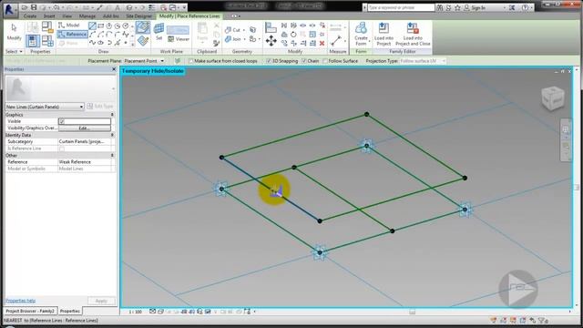 BIM - Revit 3D Organic Form 03 Tensile Structure смотреть онлайн