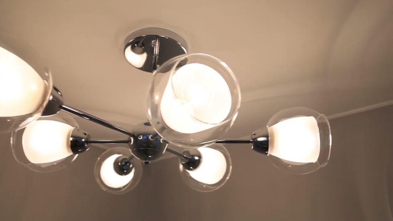 Люстра потолочная Cielo 6209-6, 6xE2760W, Schaffner смотреть онлайн