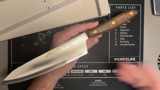 ARCOS Spain NORDICA Chef's Knife Unboxing and Review: Is it better then Lamson Vintage? смотреть онлайн