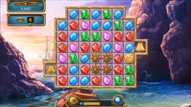 Jewel Quest - Seven Seas - Level 6 смотреть онлайн