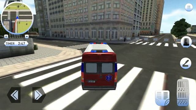 Roof Jumping Ambulance Simulator - Rooftop Stunts #6 | New Ambulance Unlocked | New Car Game Androi смотреть онлайн
