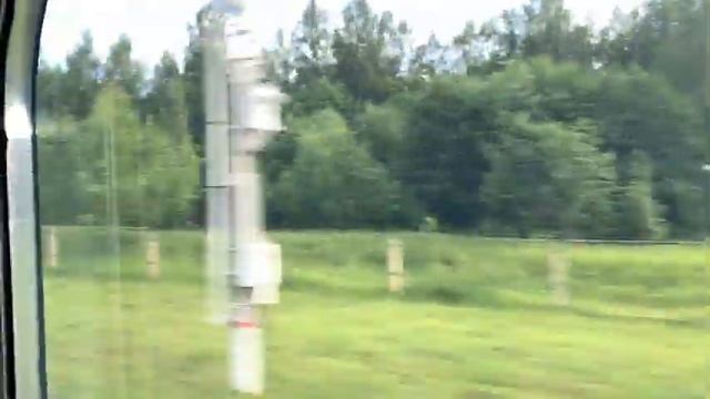 Из Москвы в Санкт Петербург на Сапсане? Из окна поезда