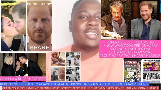 RUPERT EVERETT FALSELY ATTACKS PRINCE HARRY & MEGHAN MARKLE/SUSSEX SQUAD RESPONDS смотреть онлайн