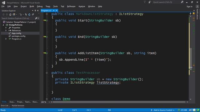 Паттерн Стратегия реализация на C#. Dynamic Strategy смотреть онлайн