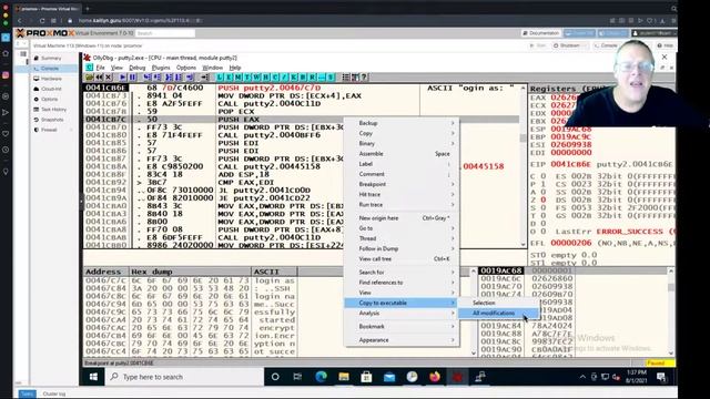 Simple EXE Hacking with OllyDbg смотреть онлайн
