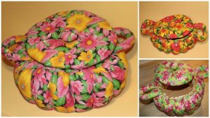 Как сшить коробку (кастрюльку) из ткани своими руками / Fabric Box & Basket - DIY Sewing Tutorial