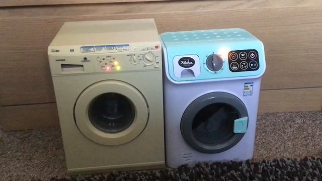 Hoover six toy washing machine || test and wash race (against 5) *500 subscribers/Christmas special смотреть онлайн