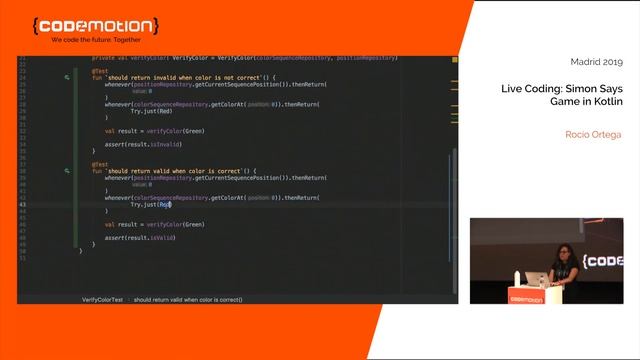 Codemotion Madrid 2019 I Live Coding : Simon Says Game in Kotlin - Rocío Ortega смотреть онлайн