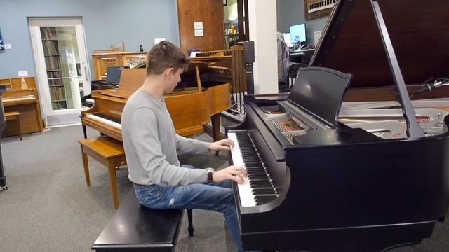 James Dunbar playing "Someday My Prince Will Come" on our Steinway & Sons Grand Model A3 смотреть онлайн
