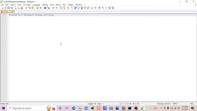 PRAKTIS‼ Inilah Cara Mudah Membuat Bot Telegram menggunakan Python! смотреть онлайн