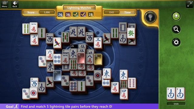 Microsoft Mahjong | Lightning Tiles - Expert | June 7, 2021 | Daily Challenges смотреть онлайн