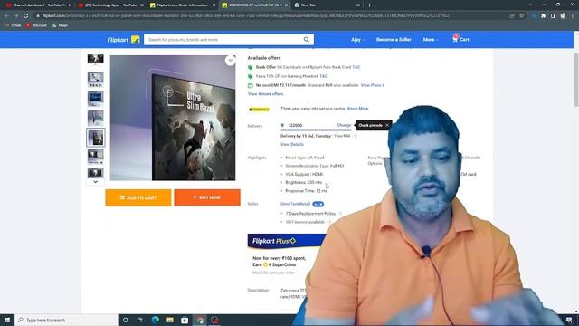 ZEBRONICS 27 inch Full HD VA Panel Wall Mountable Monitor смотреть онлайн