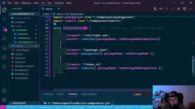 Generating NPM packages - Vue 3 typescript component framework part 2 смотреть онлайн