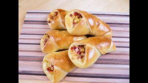 Их всегда мало, сколько не готовь! Булочки-кармашки для перекуса, пикника или в школу / Выпечка