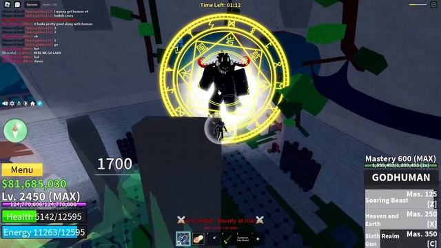 Cyborg V4 Trial+Showcase [Blox Fruits Race V4]