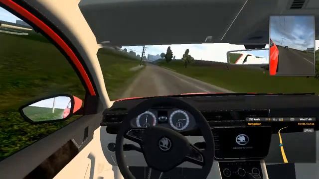 Euro Truck Simulator 2 - Skoda Superb Early Drive смотреть онлайн