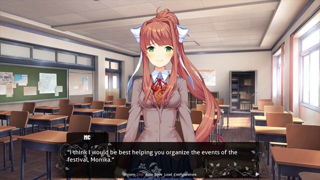 Monika Route!!!(DDLC Fruits of The Literature Club MOD)Part 1 смотреть онлайн