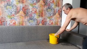 тест для пылесоса THOMAS DRYBOX AMFIBIA PET  мойка дивана и полов продолжение в 2 части