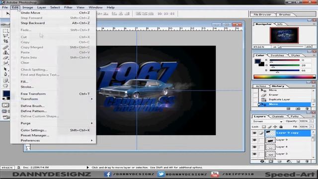 1967 Camaro SS Wallpaper Speed-Art#3 смотреть онлайн