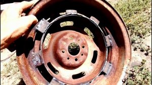 Переделка колёс на прицепе.