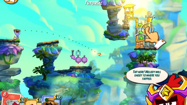 Angry Birds 2 Tutorial on using the brand new bird Melody смотреть онлайн