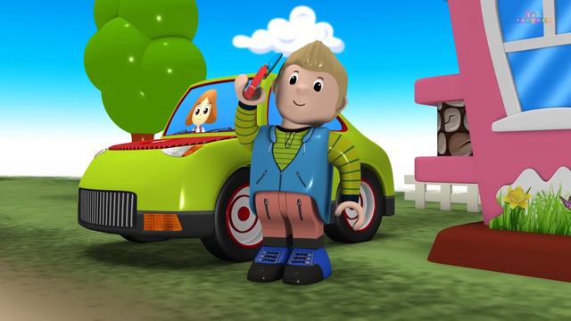 RED BULLET TRAIN - Train Cartoon Videos for Kids - Toy Factory Cartoon Train смотреть онлайн