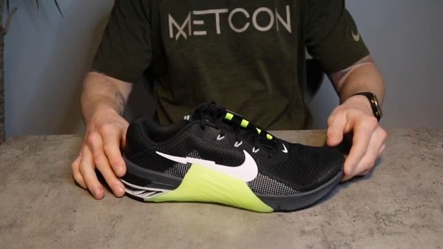 Nike metcon 7 - Black/ Volt/ Iron Grey смотреть онлайн
