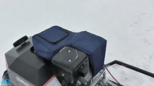 Мотобуксировщик IKUDZO Второй выезд, обзор на снегу и рыбалка