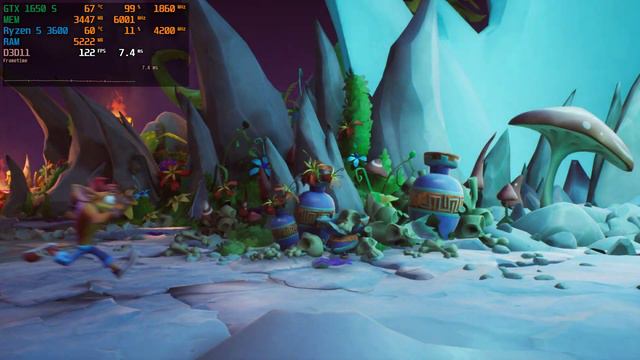 Crash Bandicoot 4 : GTX 1650 Super + Ryzen 5 3600 (Ultra Graphics) смотреть онлайн