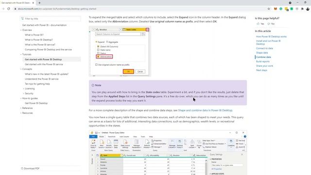 Helpful Resources in Power BI Desktop - Documentation смотреть онлайн