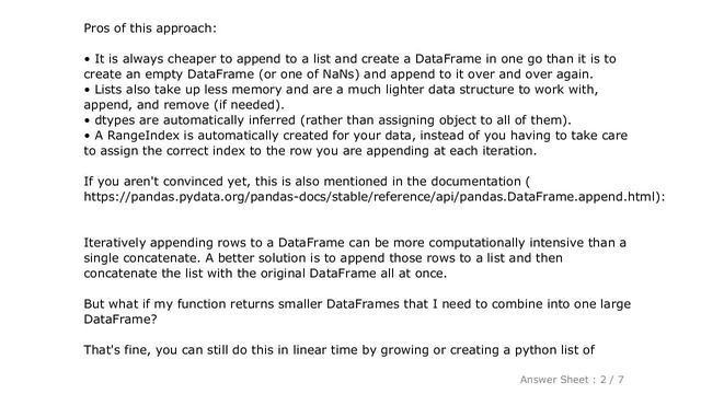 PYTHON : Creating an empty Pandas DataFrame, then filling it? смотреть онлайн