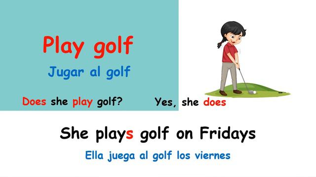 PRESENT SIMPLE. 3ª persona singular. Inglés para niños✔👩🏫 PRIMARIA смотреть онлайн