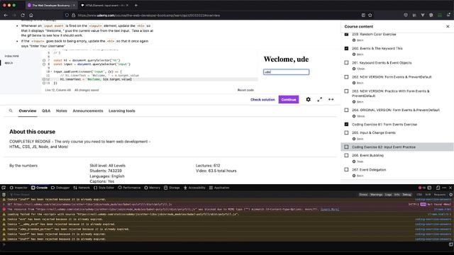 Exercise 62 Solution Colt Steele Web Developer Bootcamp смотреть онлайн