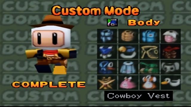 Bomberman 64: The Second Attack 100% walkthrough (w/ commentary) Part 26 - Custom Bomberman Mode! смотреть онлайн
