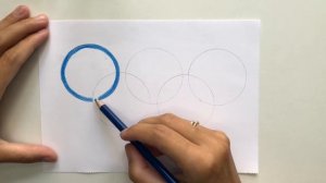 Как нарисовать олимпийские кольца / Олимпийские кольца / Рисунки для детей / Простые рисунки