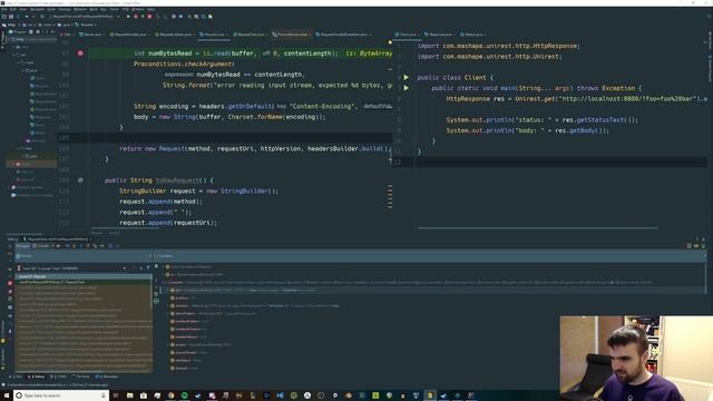Basics of an HTTP server in Java, part 3 [programming stream] смотреть онлайн