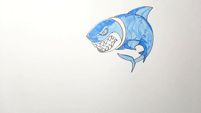 Рисуем Доисторический Траш Гуджитсу / Рисуем Акулу / How to draw GooJitZu / Учимся рисовать смотреть онлайн