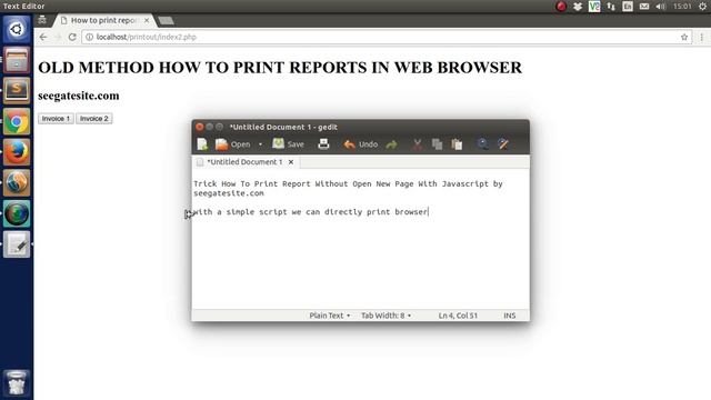 Trick how to print report page without open new tab in browser смотреть онлайн