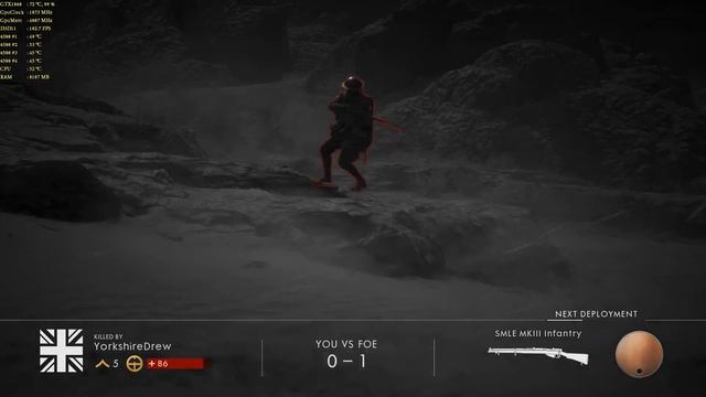 Battlefield 1 trial i5 6500 + Msi Gaming X GTX 1060 6GB fps test смотреть онлайн