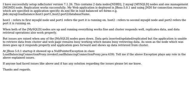 Load balancing MySQL ndbcluster смотреть онлайн
