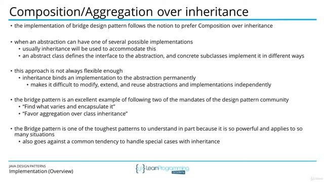 The Java Design Patterns Course--2 Implementation Overview смотреть онлайн