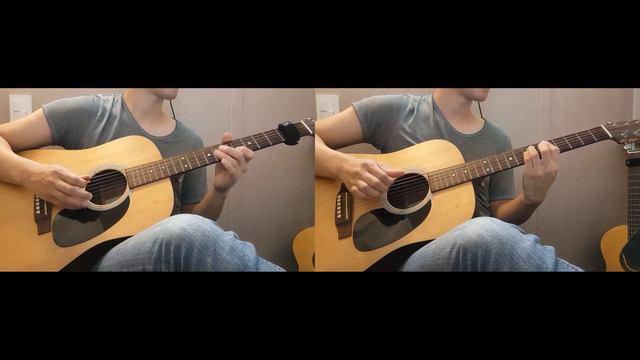 Marshmello ft. Bastille - Happier Guitar Cover смотреть онлайн