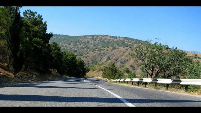 Крым в мае - дорога на Судак смотреть онлайн