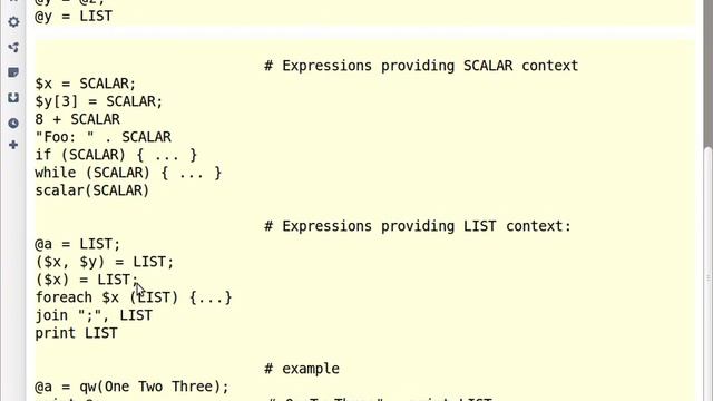 Beginner Perl Maven tutorial: 5.3 - Context sensitivity смотреть онлайн