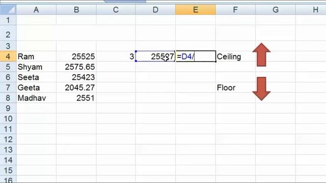 ? Amazing Ceiling And Floor Function in Excel in Hindi смотреть онлайн