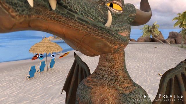 Dragon Eats Summer Girl смотреть онлайн