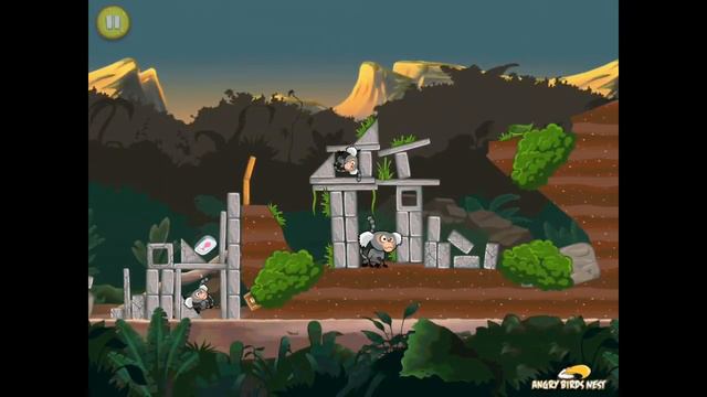 Angry Birds Rio Eagle Bonus 2 Jungle Escape 100% Feather Mighty Eagle Walkthrough смотреть онлайн