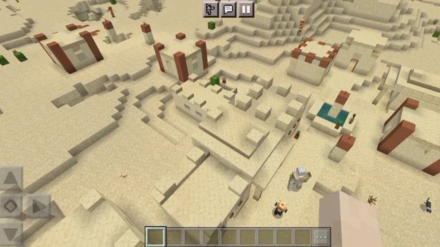 Сид - Пустыня и Деревня Жителей ! Minecraft