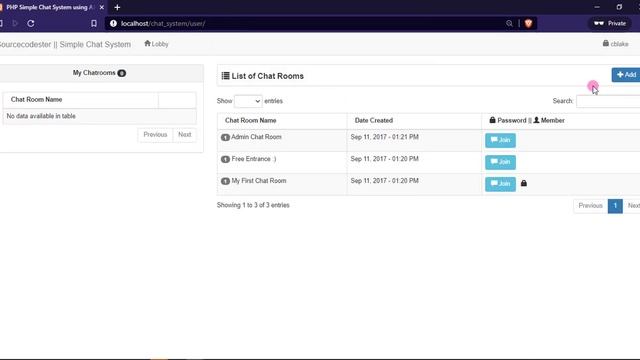 Chat System using PHP DEMO смотреть онлайн