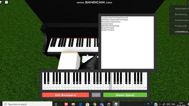 Playing USSR ANTHEM in roblox piano (Piano Keyboard v1.1) смотреть онлайн
